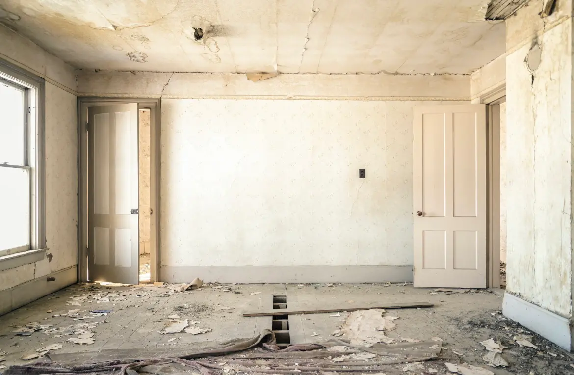 Waste disposal crew managing a cleanout project in Mundelein